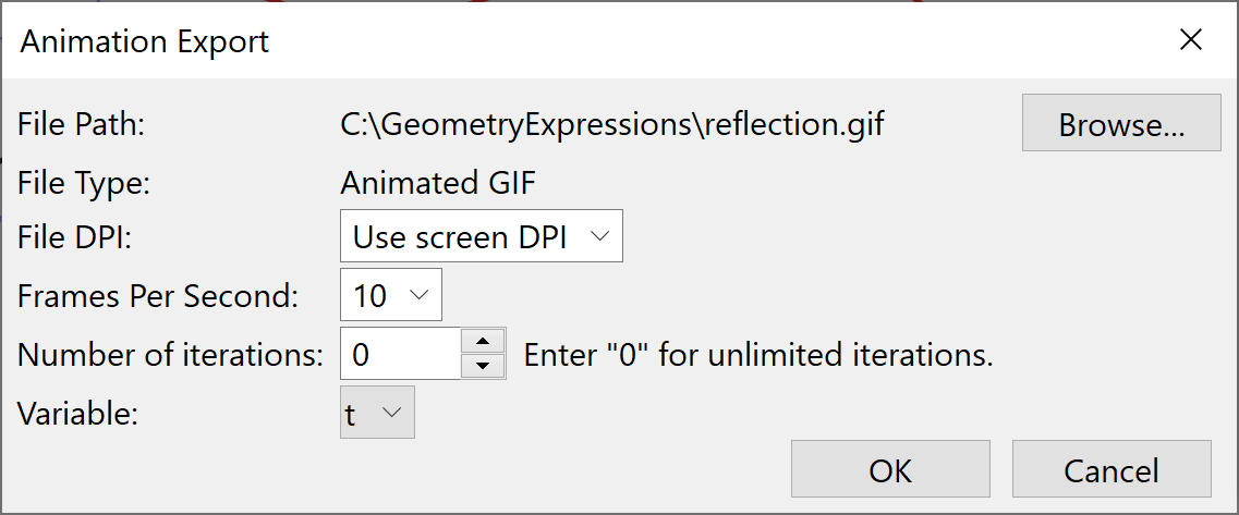 export animation